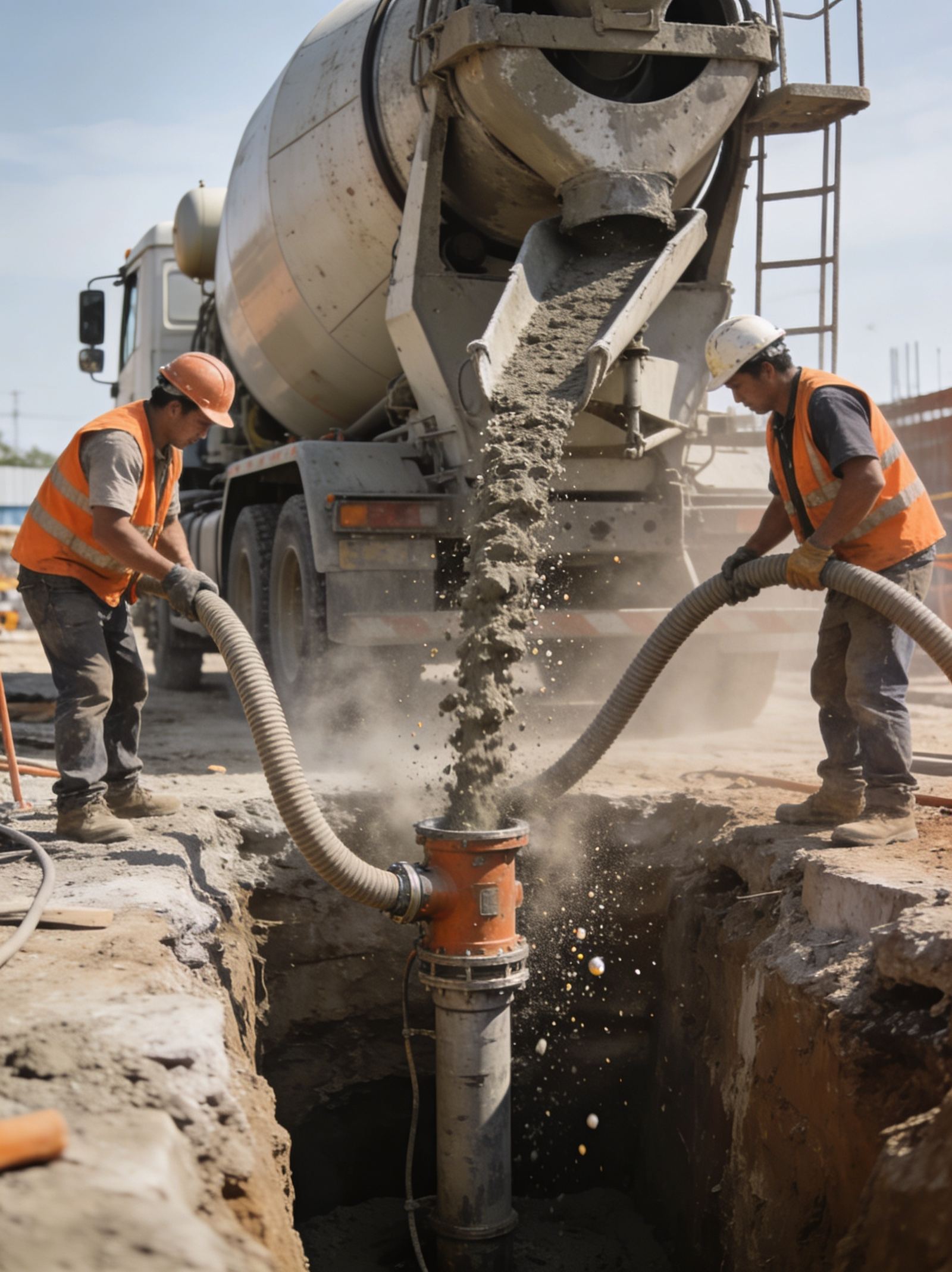 Tendido y enrasado de firme de concreto
