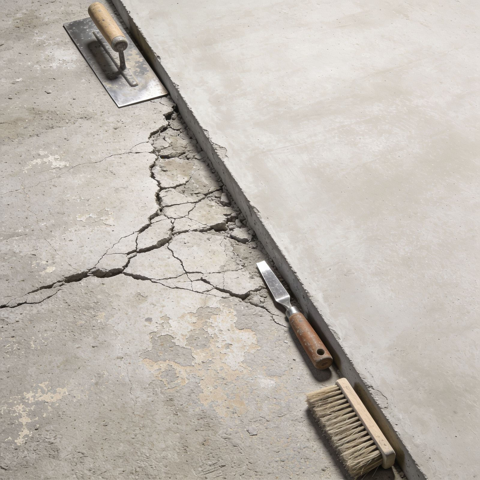 Reparación de grietas de concreto